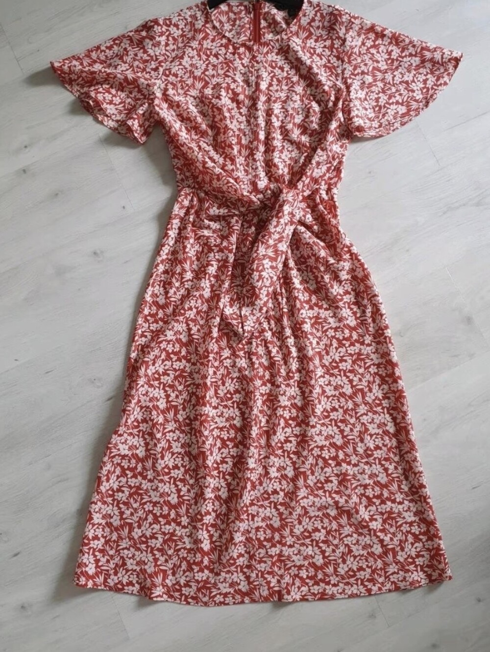 Lauren Ralph Floral Red Dress - Picture 5 of 13